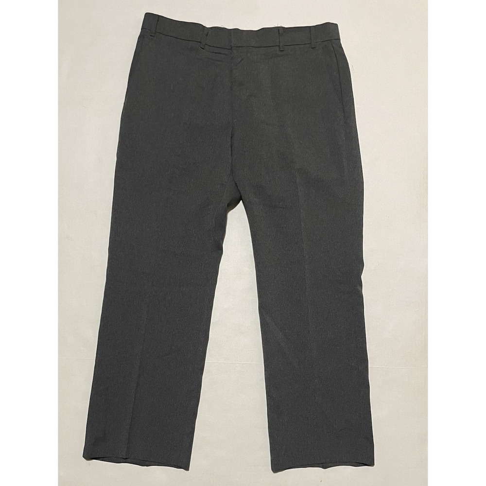 Vintage Levis Action Slacks Pants‎ Mens Gray Pleated Dress Pants Size 38 X 30